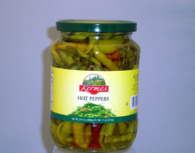 Kermes Hot Peppers 11oz
