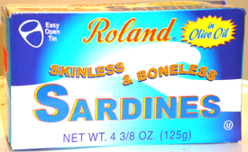 Roland Skinless & Boneless Sardines in Olive Oil